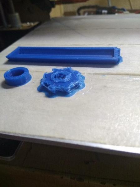 Плохая печать заполнения и шестеренок.