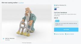 На сайте Shapeways появились дополнительные функции – «Бета» и «Первая попытка»