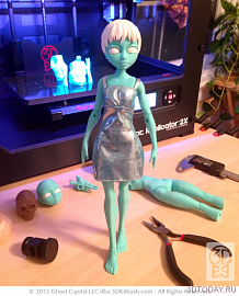 Quin - модная кукла, которую можно распечатать на собственном 3D-принтере