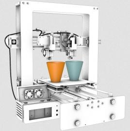 В продажу вышел RepRap 3D-принтер Hello Printer с лазерным резаком и гравером