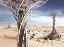 3D-печатная Вавилонская башня, построенная из песка пустыни