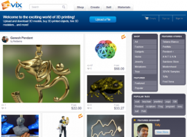 Новое 3D-печатное рыночное пространство 3DVIX