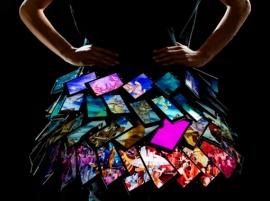 Nokia создает первую в мире интерактивную юбку из телефонов Lumia с помощью 3D-печати