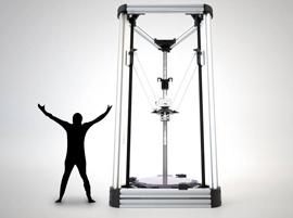 Японцы создали огромный Дельта 3D-принтер высотой 4 метра