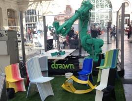 Французская компания Drawn печатает потрясающую мебель на 3D-принтере собственного производства