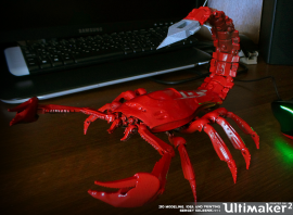 3D-печатные насекомые и паукообразные: невероятный скорпион Сергея Колесника