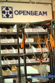 OpenBeam Kossel Pro 3D принтер на Kickstarter