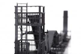 Бен Катц напечатал модель американских горок в масштабе 1:60