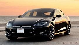 3D-печатная подставка для кофе и телефона в салоне Tesla Model S