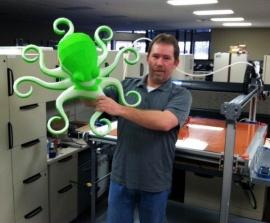 Широкоформатный 3D-принтер X1000 компании 3DP Unlimited для крупногабаритной печати