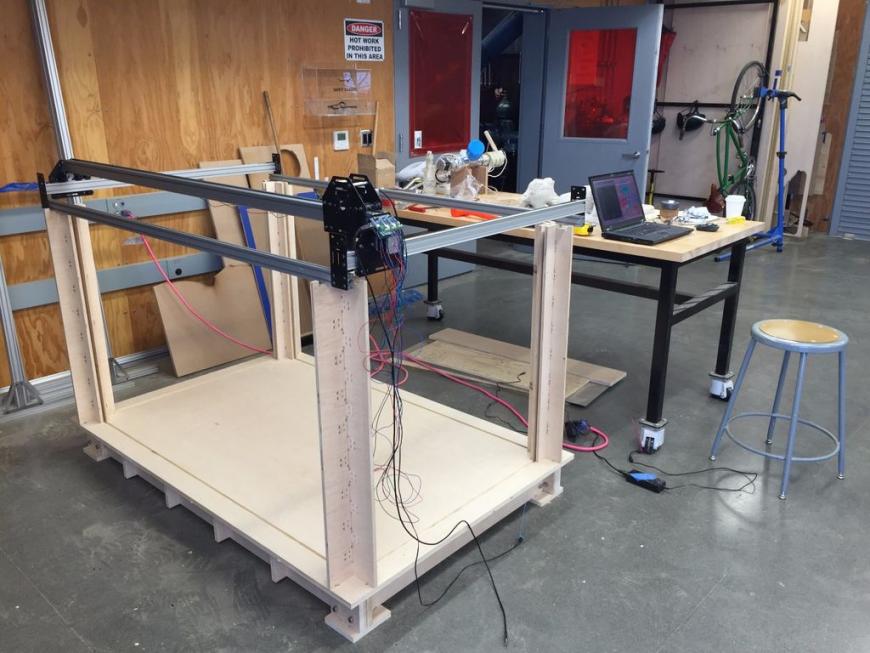 Instructables : как сделать бетонный 3D принтер
