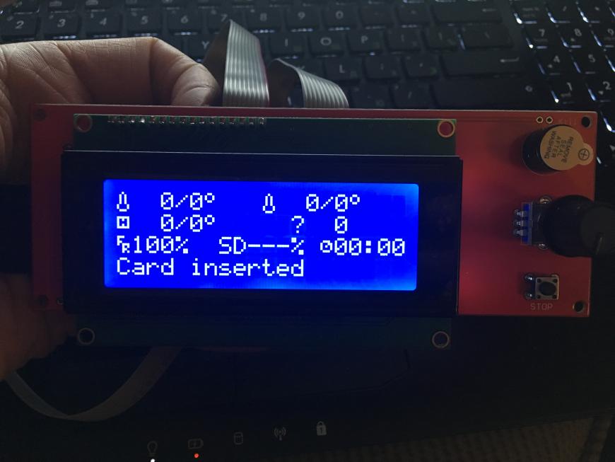 RepRap Discount Smart Controller неправильная работа.