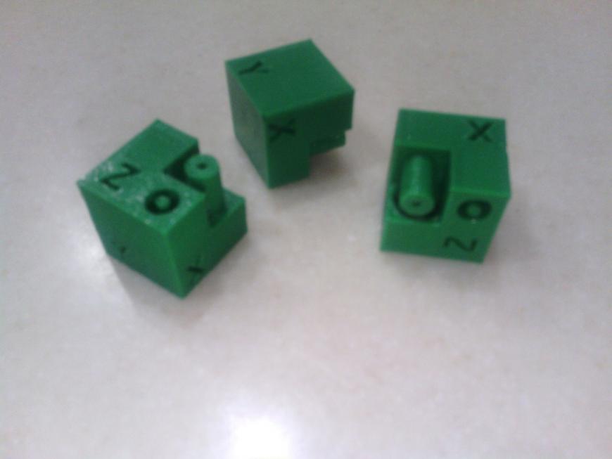 001 пробный кубик