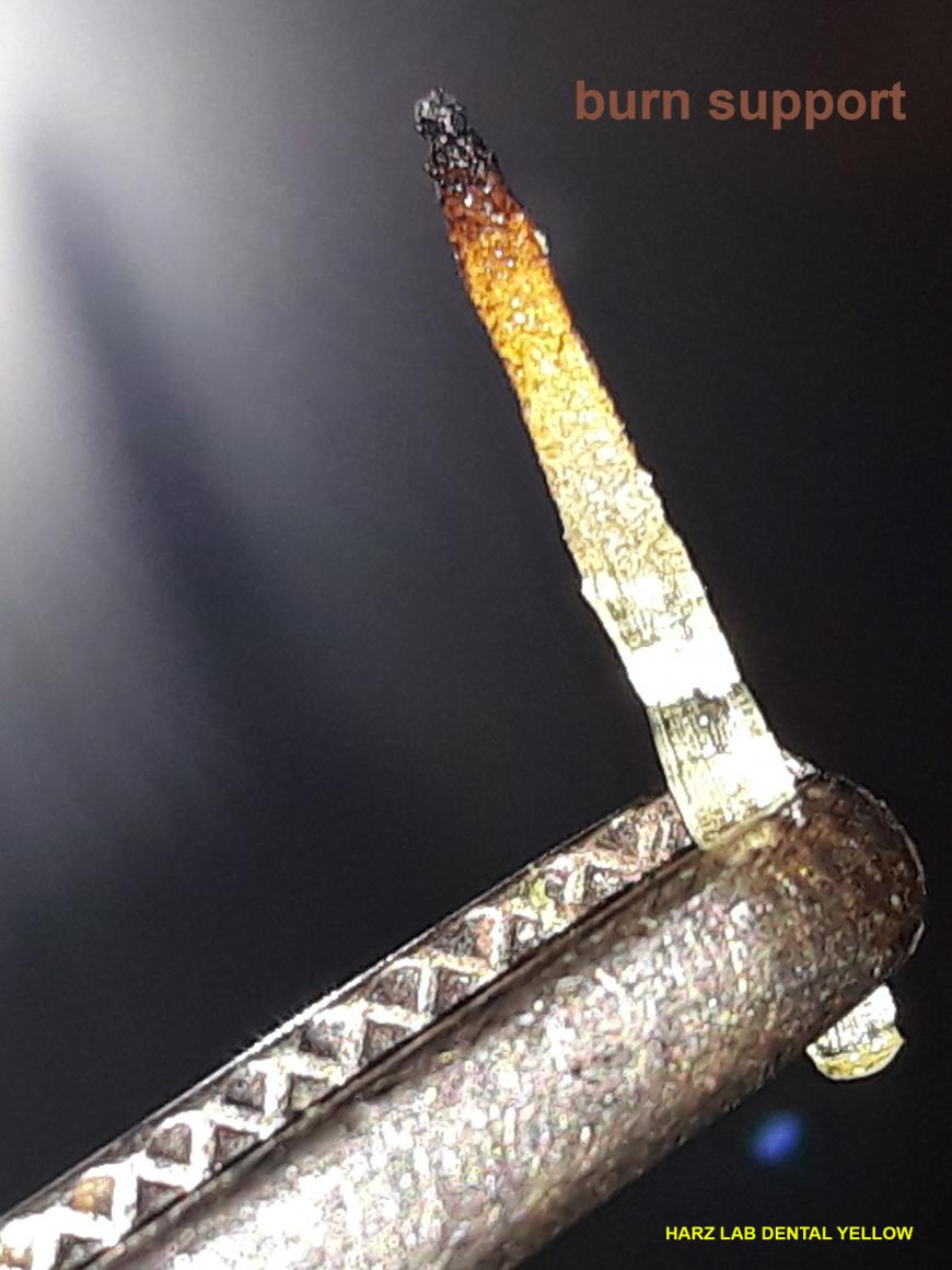 Перепутан полимер и вот что получилось. UNIZ SLASH PLUS HARZ LABS DENDATL Yellow