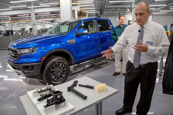 Ford развивает аддитивное производство автомобильных деталей