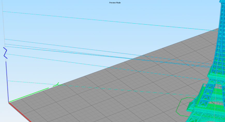 Simplify3d и линии из начала координат