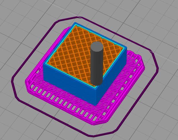 Simplify3D - уменьшение времени печати.