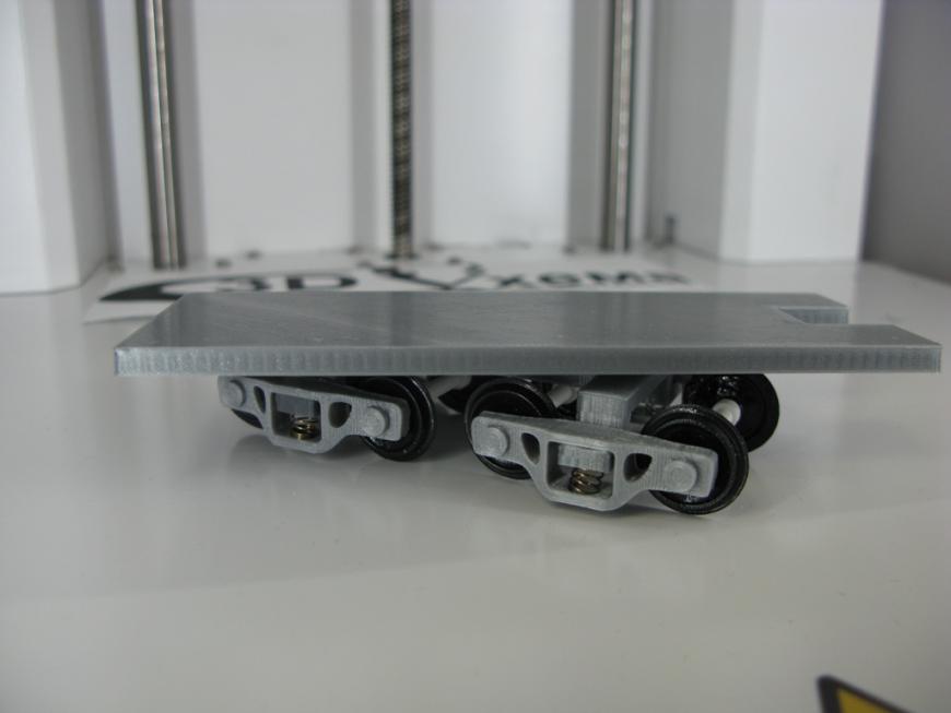 3Д печать сувенира-модели 'Специализированный вагон'