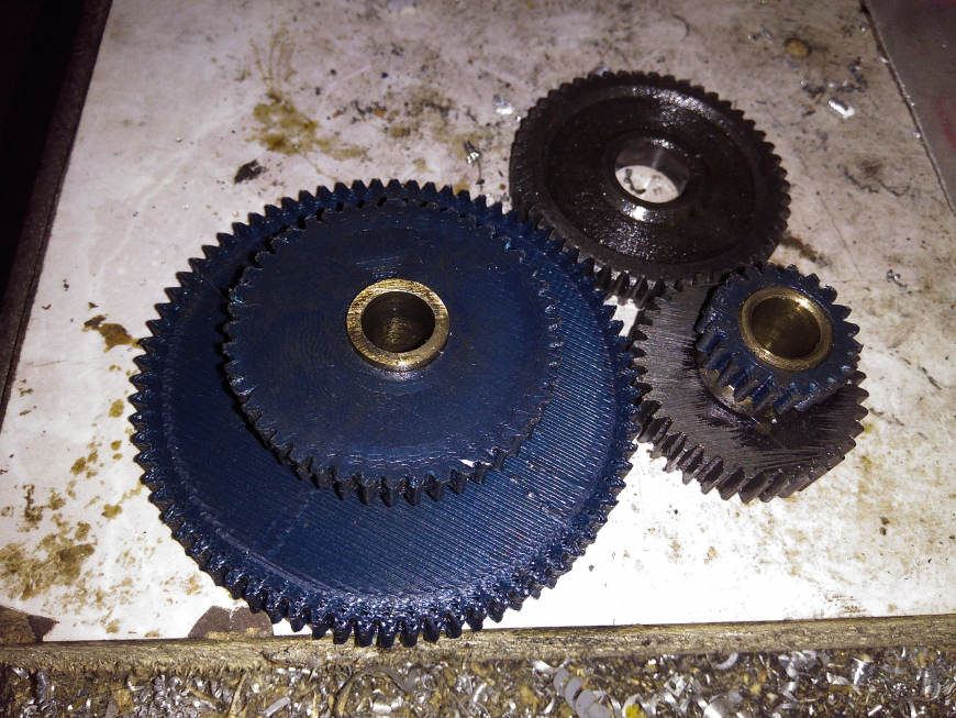 Шестерня для коробки подач токарного ТВ-16 из PLA)