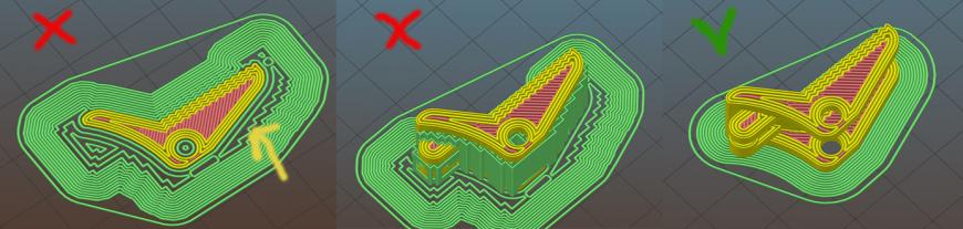Проблемы с slic3r. Кайма и Поддержки