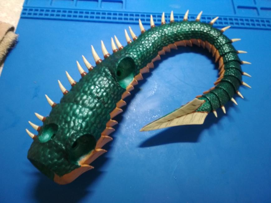 Дракон V 7.5 от 7Fish (Articulated Dragon Seven point five)... Много фото и история создания