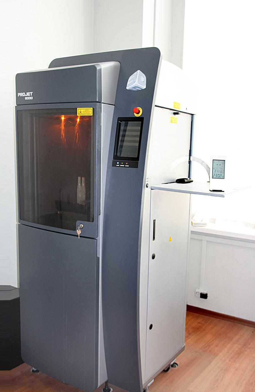 Демонстрация 3D-принтера ProJet 6000HD на производстве компании 3D.RU