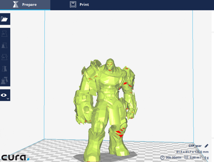 Слайсеры теряют часть модели