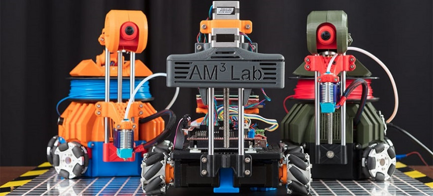 AMBOTS разрабатывает рой мобильных 3D-печатающих роботов