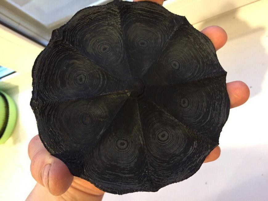 Дефект при печати тарелки. Как от него избавится?