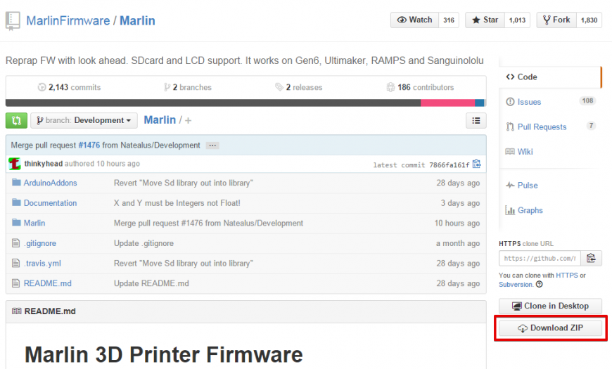 Настраиваем прошивку Marlin и заливаем её в 3D принтер