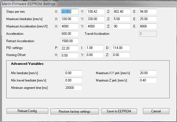 Настройка EEPROM - какие цифры 'правильнее'