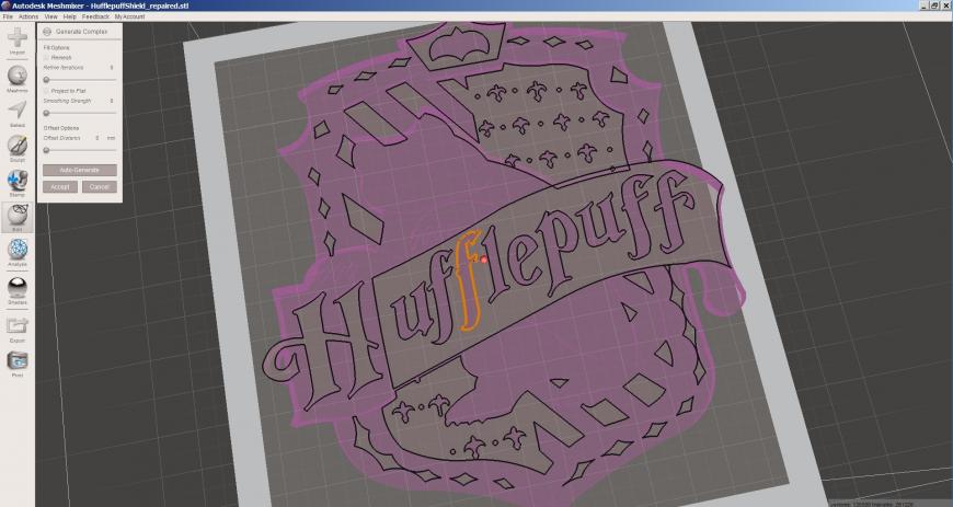 Подготовка модели к двухцветной печати. Часть I