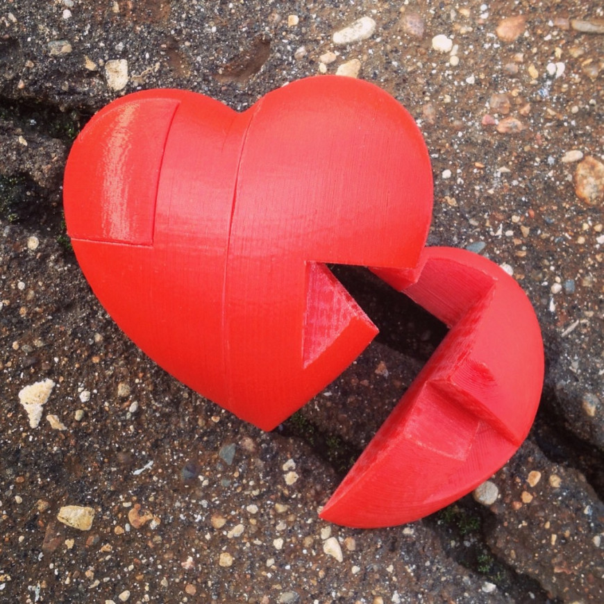 Игрушка головоломка Сердечко