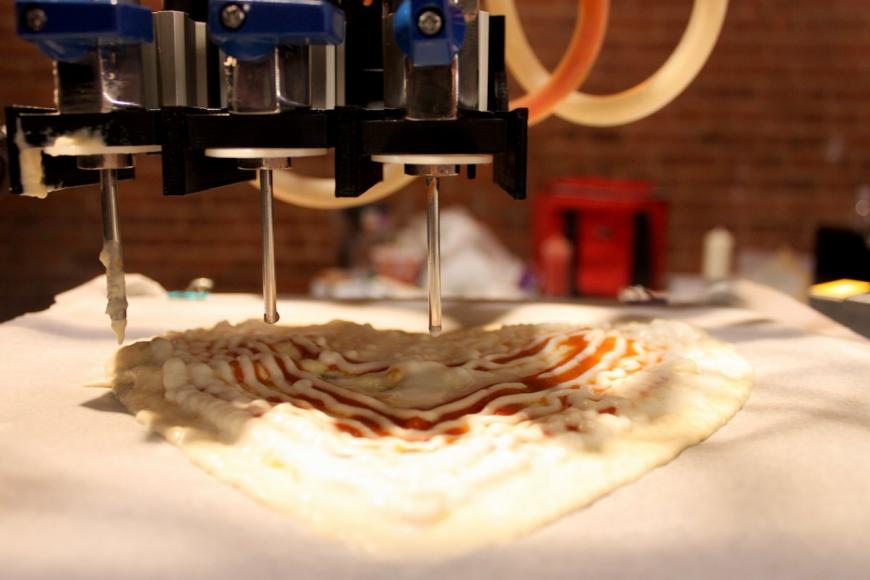3D-печатная пицца за пять минут