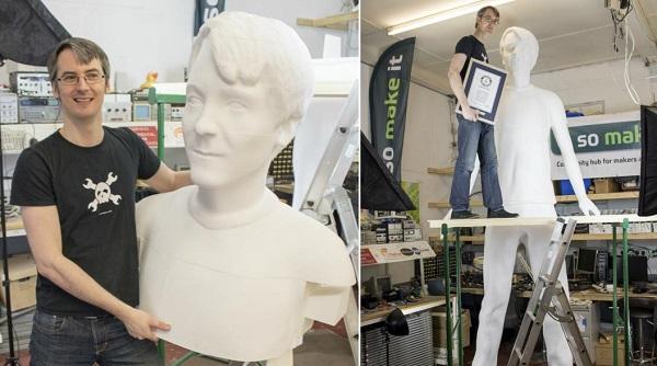 Самая высокая 3D-печатная статуя вошла в Книгу рекордов Гиннесса