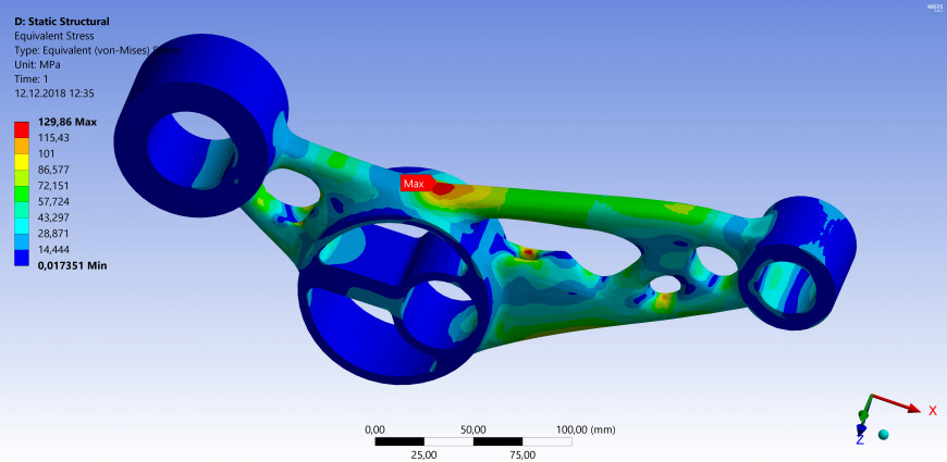 Топологическая оптимизация в ANSYS