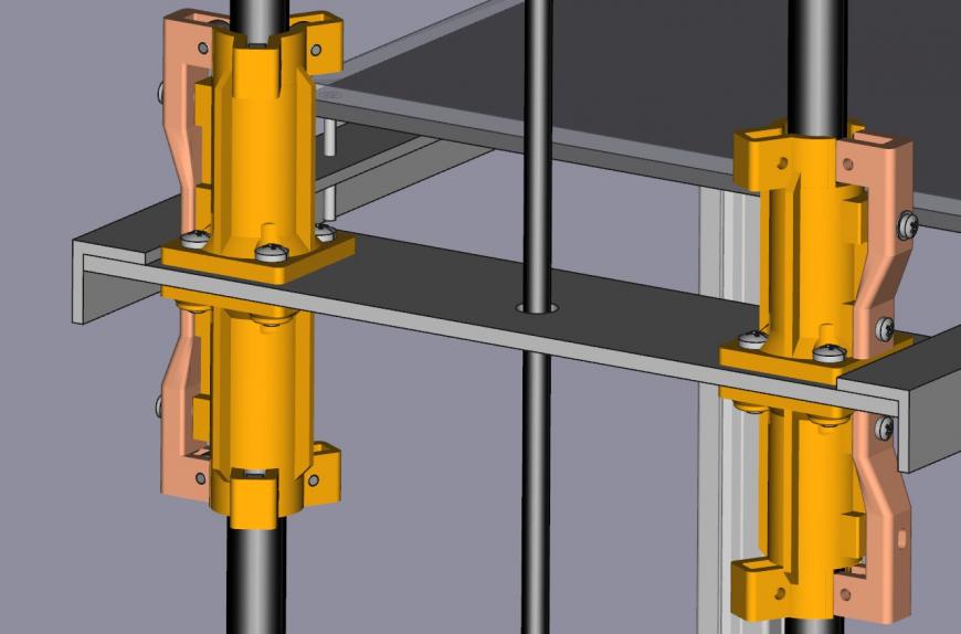 Доработка Flying Bear P902. Замена валов и подшипников стола (ось Z) Доработка Flying Bear P902. Замена валов и подшипников стола (ось Z)