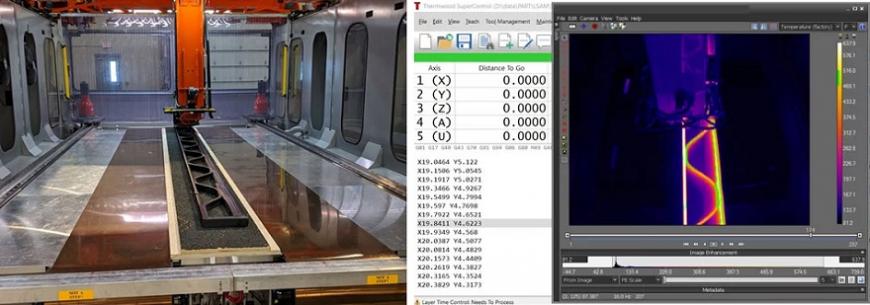 Крупноформатный 3D-принтер LSAM печатает оснастку для производства вертолетных лопастей