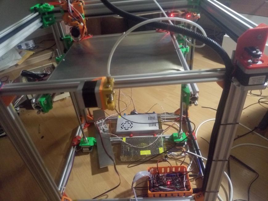 Апропуски моторов при подняии вверхней точке CoreXY