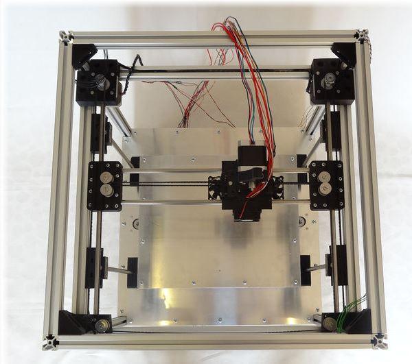 Размещение шаговика в h-bot