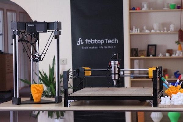Febtop Tech предлагает реконфигурируемый многофункциональный 3D-принтер Optimus