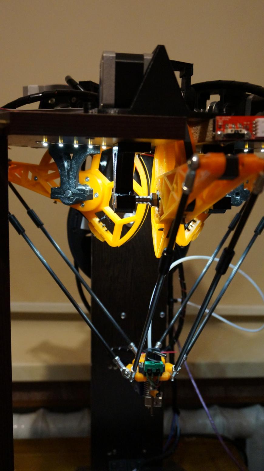 Archie - НЕлинейный 3D принтер. Часть 2. Механика и электроника.