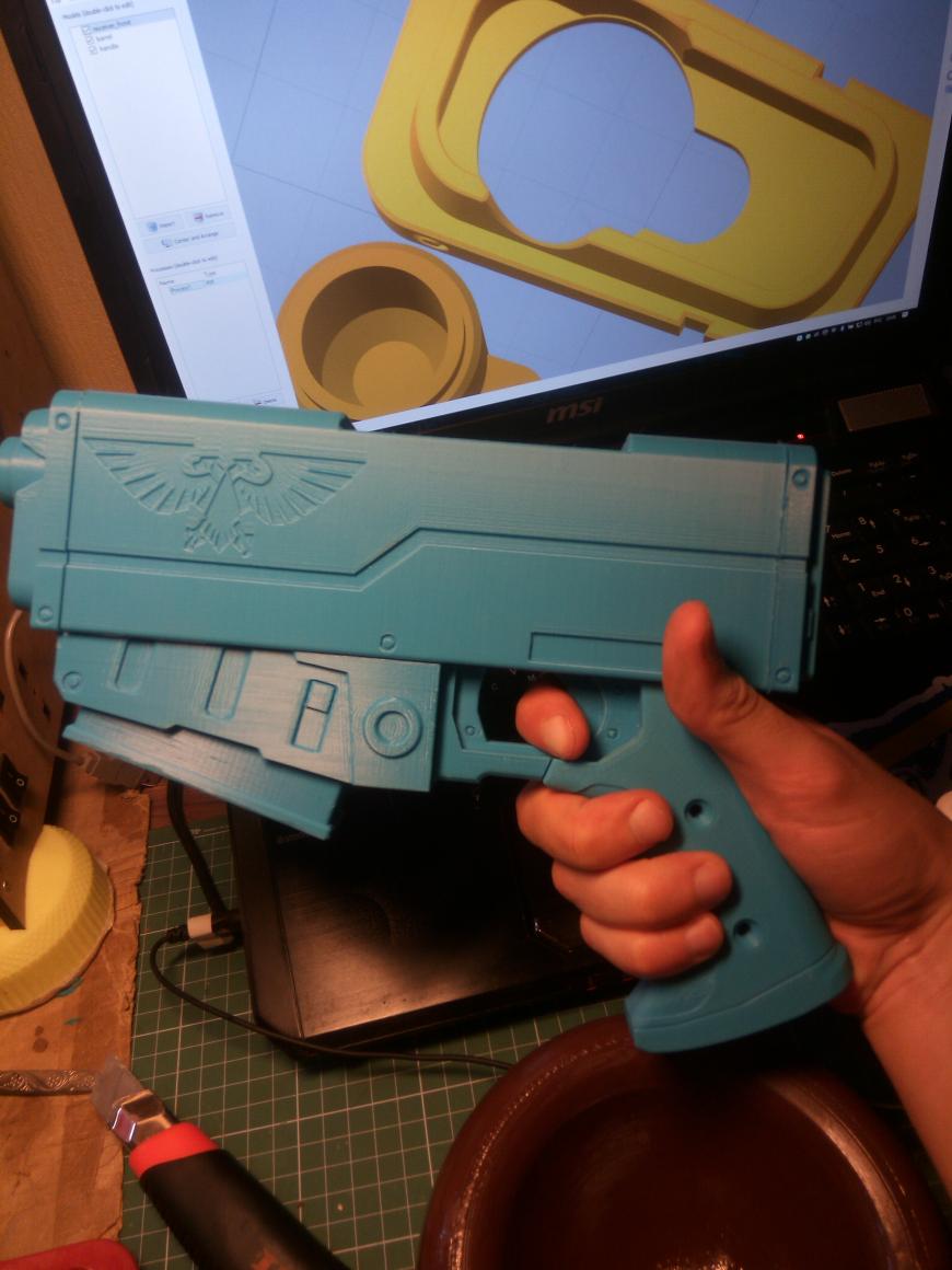 Оружие для косплея инквизитора Warhammer 40000