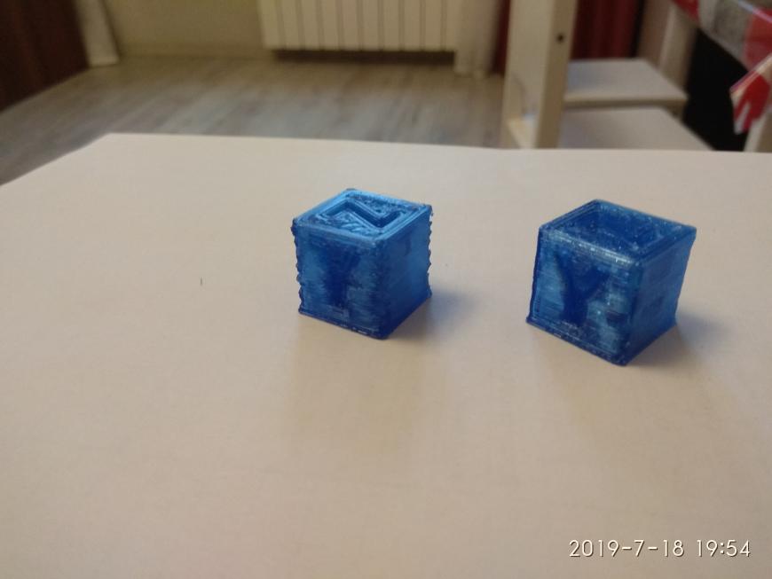 3D Печать №22. Метод научного тыка или сферический PETG в кубе.