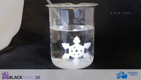 Компания Graphene 3D Lab анонсировала растворимый в воде филамент для 3D-печати