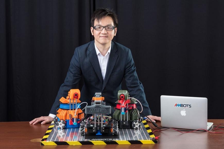 AMBOTS разрабатывает рой мобильных 3D-печатающих роботов