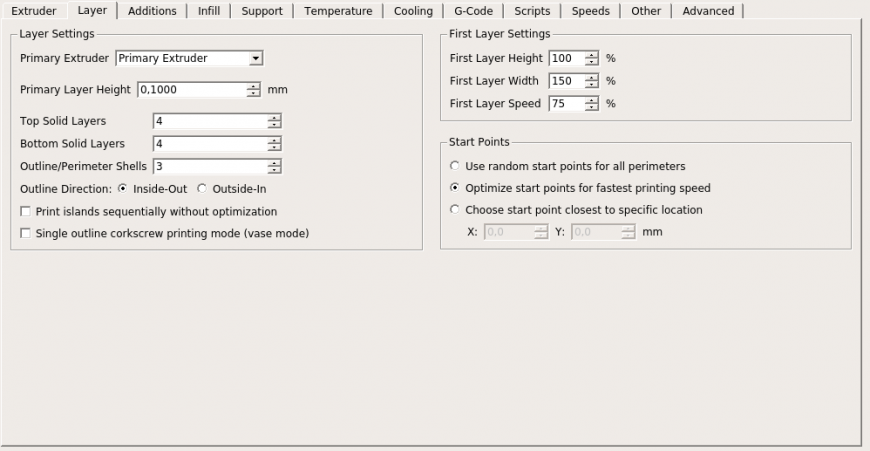 'Сопли' при печати нескольких объектов в Simplify3D