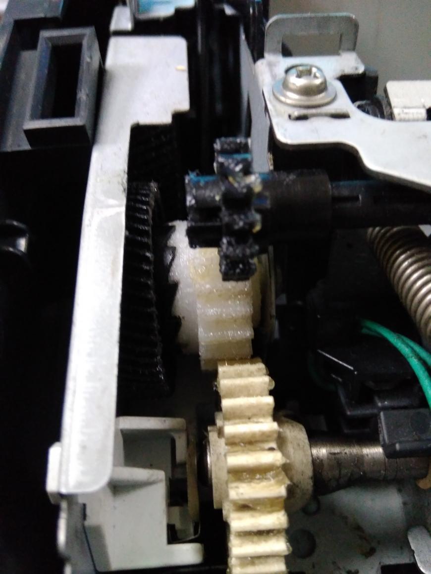 Печать шестеренки для лазерного принтера