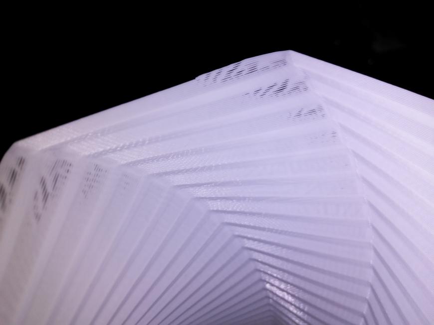 Щели при печати вазы