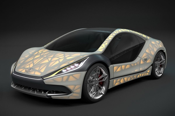 Автомобиль из материала легче бумаги обещает стать главным открытием Женевского автосалона 2015